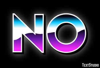 No Text effect