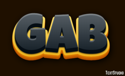 Gab Text Effect