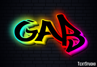 Gab Text Effect