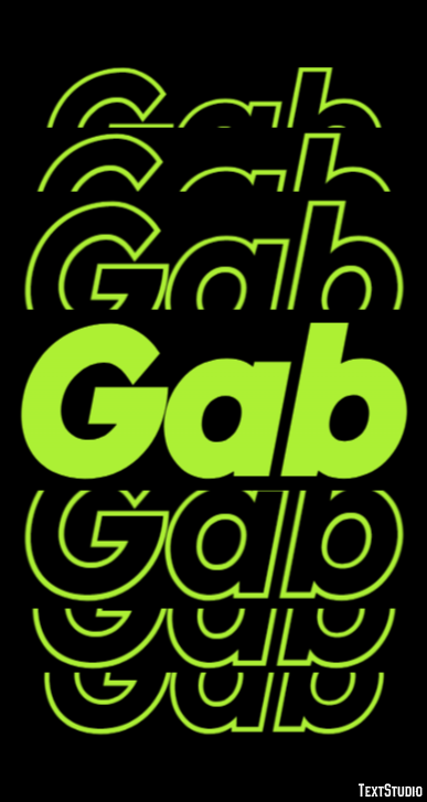 Gab Text Effect