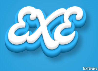 EXE Text effect