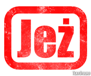 Jeż Efekt tekstowy
