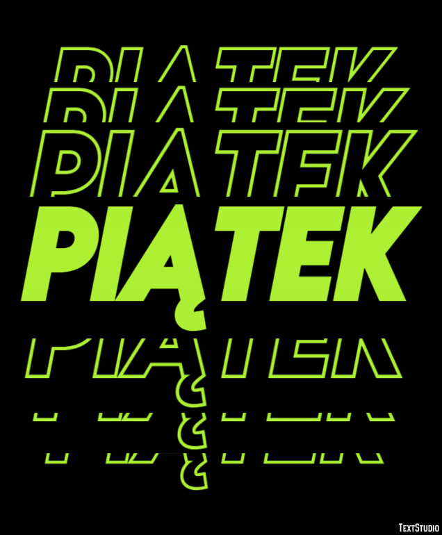 Piątek Texteffekt