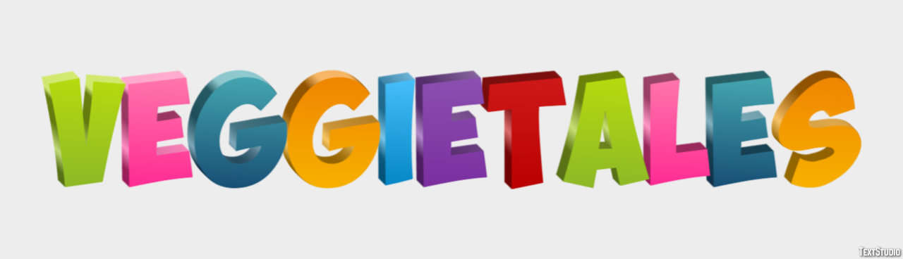 VeggieTales Text effect