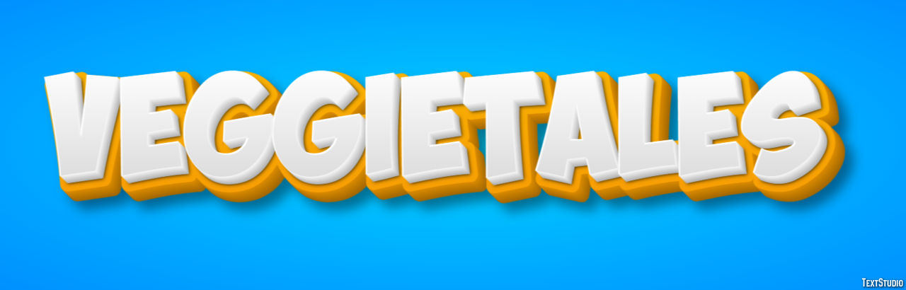 VeggieTales Text effect
