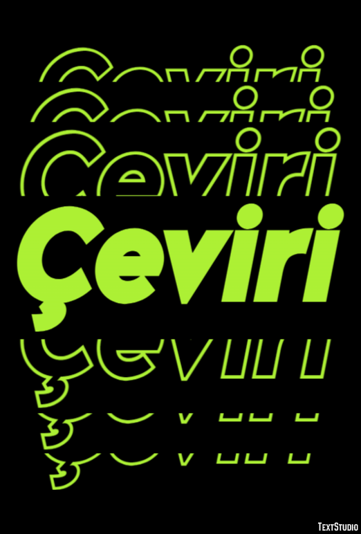 Çeviri Text Effect
