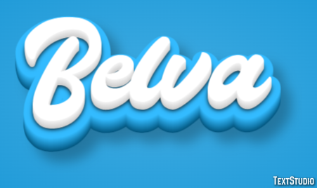 Belva Text effect