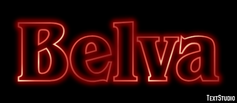 Belva Text effect
