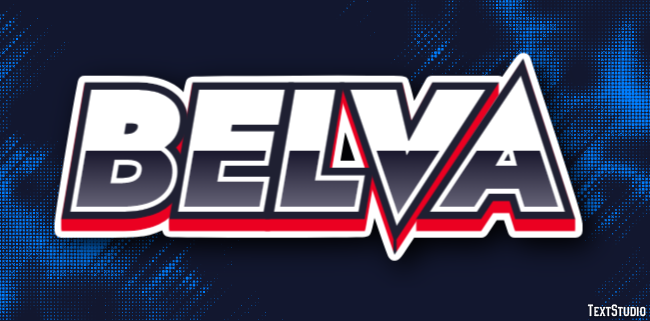 Belva Text effect