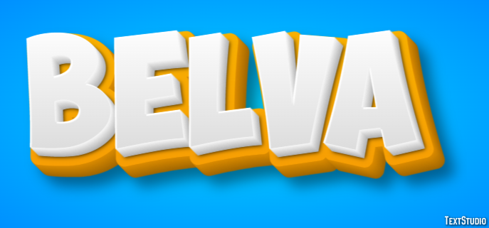 Belva Text effect