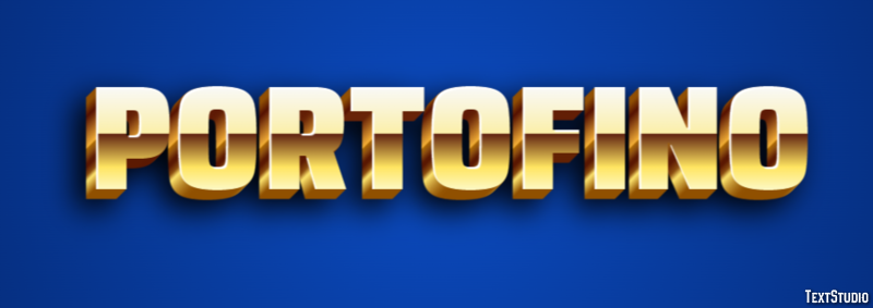 Portofino Efekt tekstowy