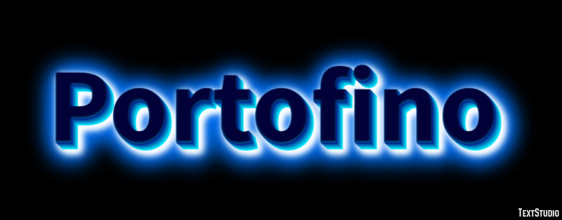 Portofino Efekt tekstowy