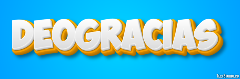 Deogracias Efecto de Texto