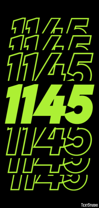 1145 Text Effect