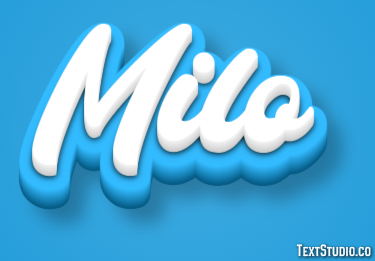 Milo Efekt tekstowy