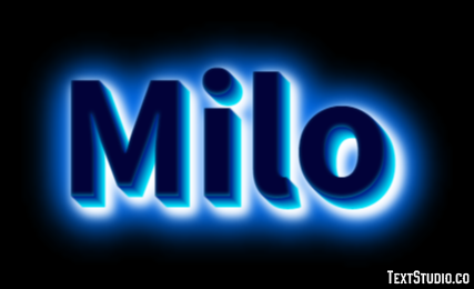 Milo Effetto testo