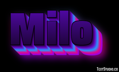 Milo Efekt tekstowy