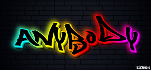 Anybody Text Effect