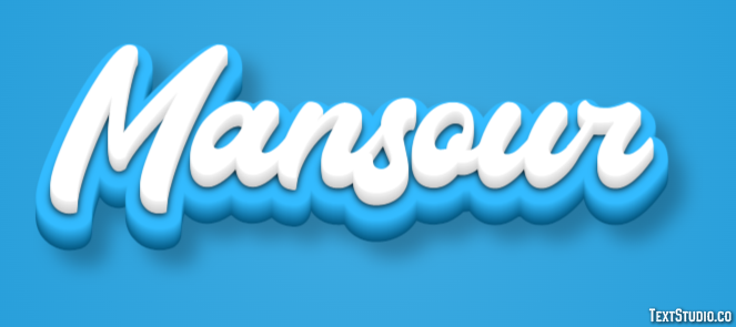 Mansour Effet de Texte