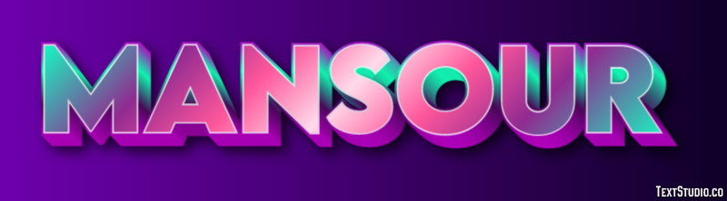 Mansour Effet de Texte