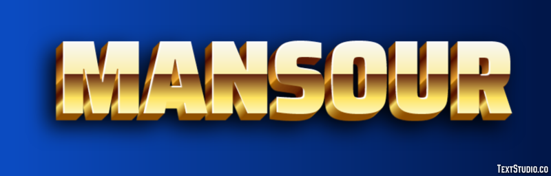 Mansour Effet de Texte