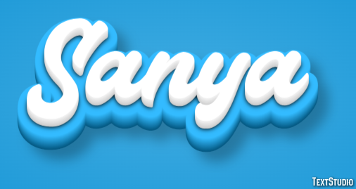 Sanya Text Effect