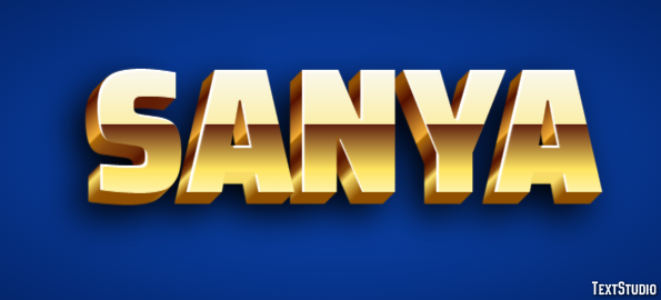 Sanya Text Effect