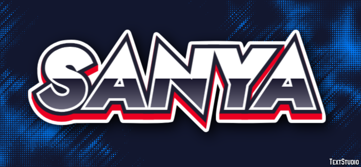 Sanya Efecto de texto