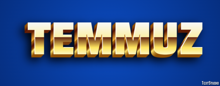 Temmuz Effet de texte
