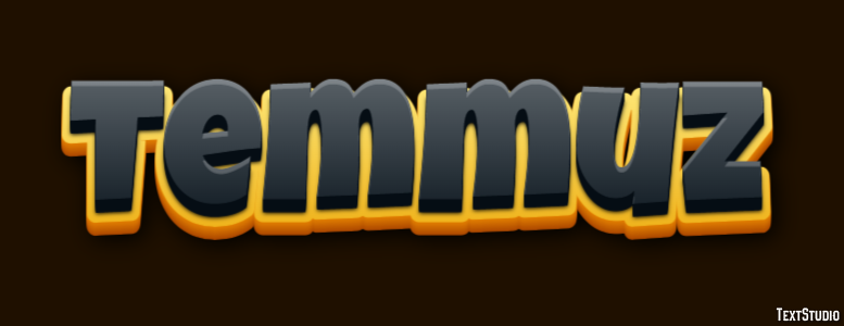 Temmuz Effet de texte