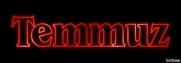 Temmuz Effet de texte