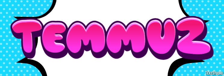 Temmuz テキスト効果