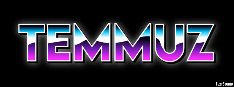 Temmuz Effet de texte