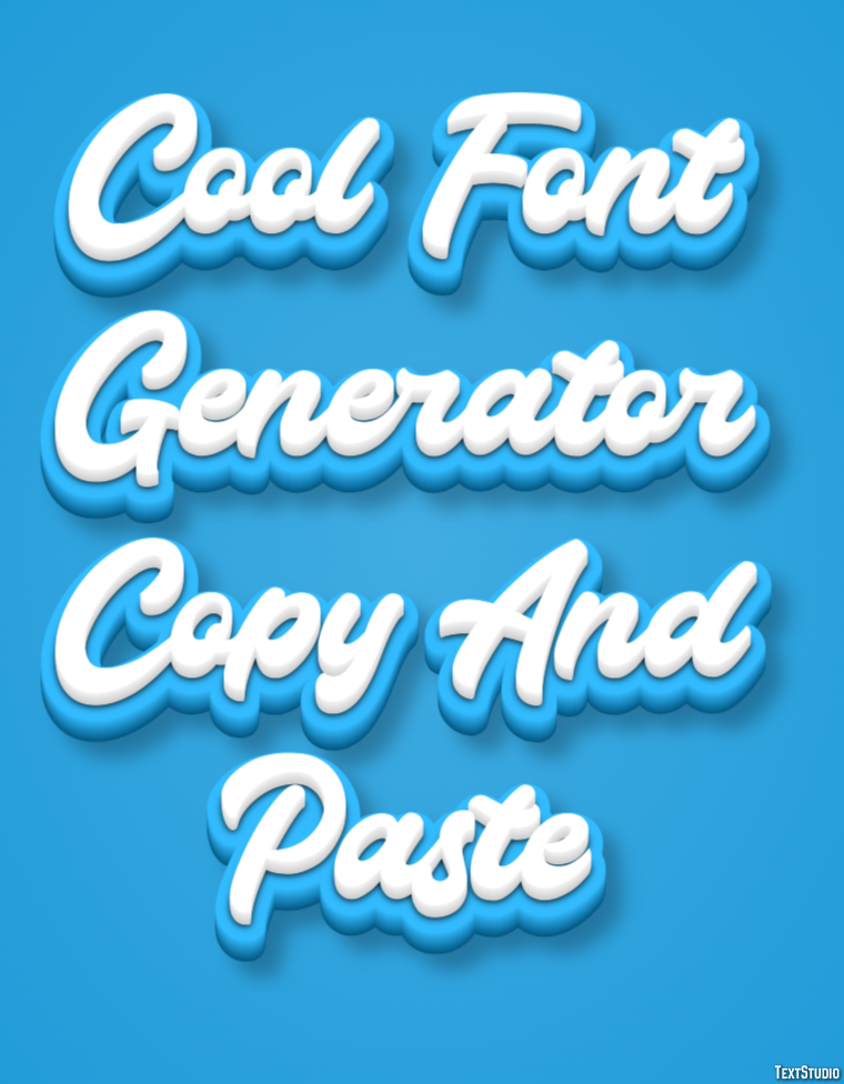 Cool Font Generator Copy And Paste テキスト効果