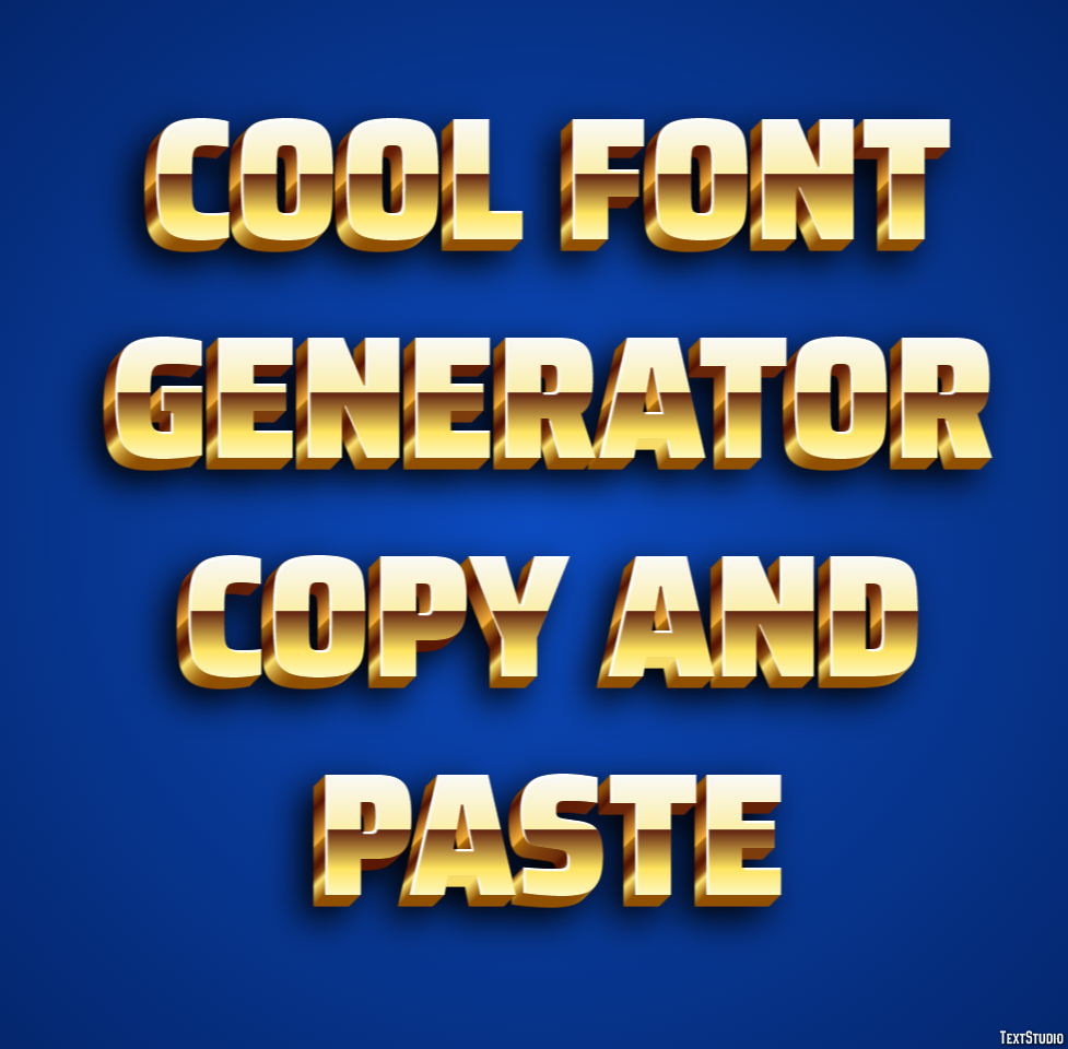 Cool Font Generator Copy And Paste テキスト効果