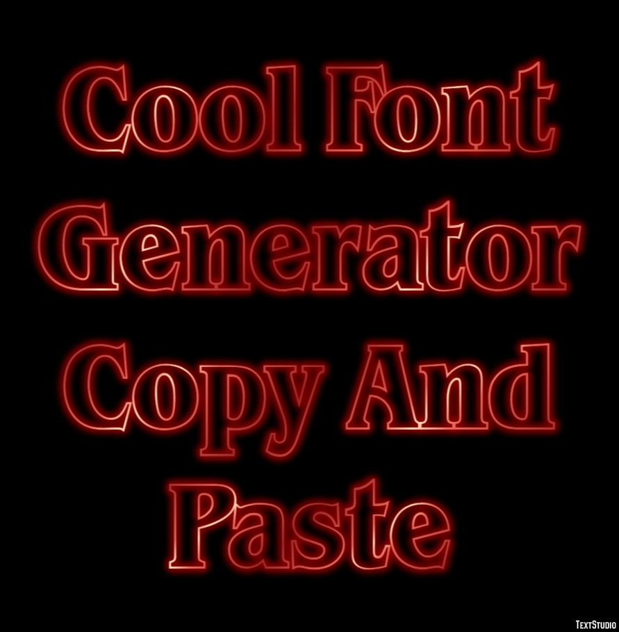 Cool Font Generator Copy And Paste テキスト効果