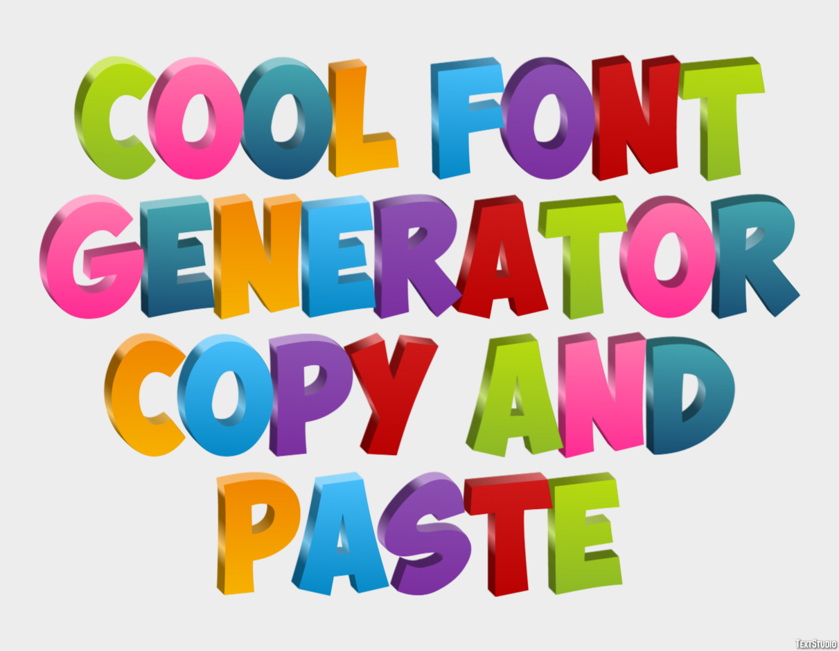 Cool Font Generator Copy And Paste テキスト効果