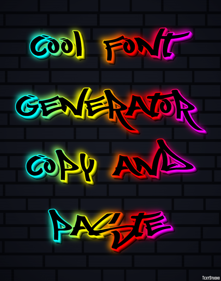 Cool Font Generator Copy And Paste テキスト効果