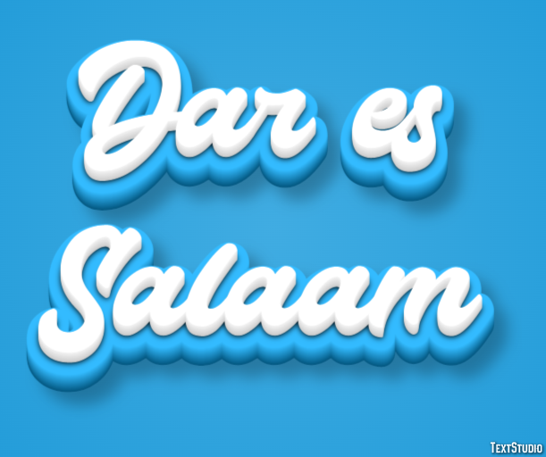 Dar es Salaam Efekt tekstowy