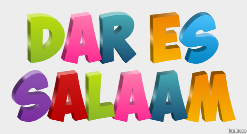 Dar es Salaam Effetto testo