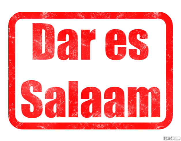 Dar es Salaam Efekt tekstowy