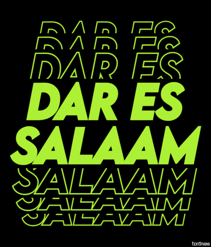 Dar es Salaam Efekt tekstowy