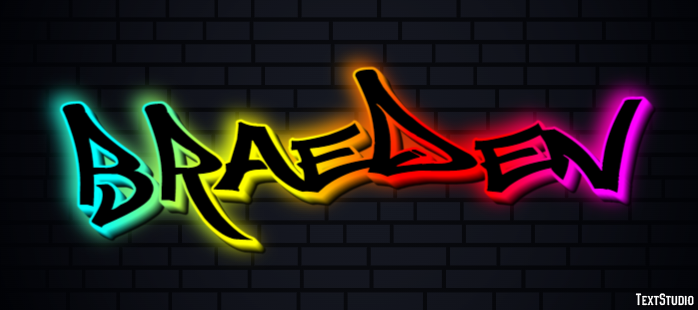 Braeden Text Effect