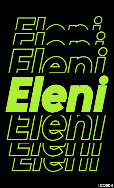 Eleni Efecto de Texto