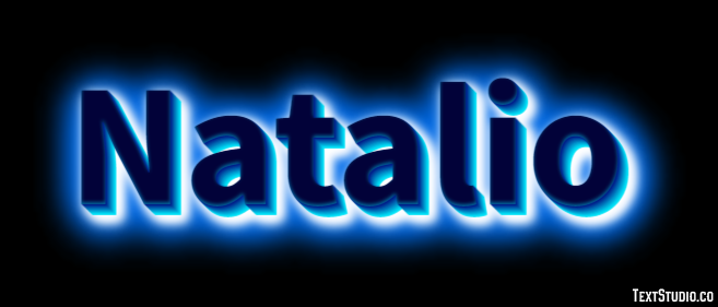 Natalio Efecto de Texto