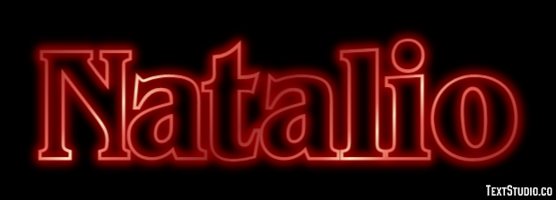 Natalio Efeito de texto