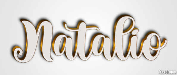 Natalio Efeito de texto