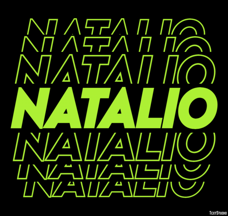 Natalio Efecto de Texto