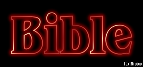 Bible Text effect