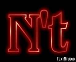N't Text effect